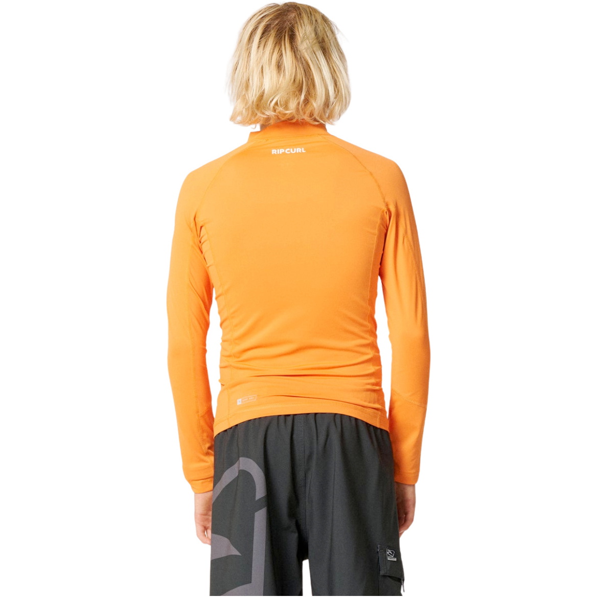 2026 Rip Curl Enfants Gilet En Lycra à Manches Longues Waves UPF 12VBRV - Vitamin C